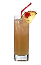 Marianna - The Marianna drink is made from light rum, Grand Marnier, amaretto, pineapple juice and ginger ale, and served in a highball glass.