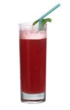 Marianne - The Marianne drink is made from gin, strawberry liqueur, pineapple juice and grenadine, and served in a highball glass.