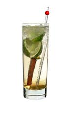 Mizzy - The Mizzy drink is made from raspberry rum (aka Bacardi Razz), cinnamon liqueur, lime wedges, a cinnamon stick and lemon-lime soda, and served in a highball glass.