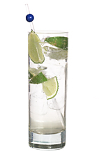 Vodka Lime - The Vodka Lime drink is made from vodka and lime wedges, and served in a highball glass.