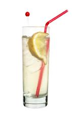 Naughty - The Naughty drink is made from raspberry rum (aka Bacardi Razz), citrus rum (aka Bacardi Limon) and lemon-lime soda, and served in a highball glass.