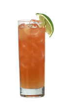 Passoa Passion - The Passoa Passion drink is made from vodka, Passoa, lemon-lime soda and Red Bull, and served in a highball glass.
