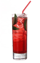Red Light District - The Red Light District drink is made from vanilla vodka, raspberry vodka (aka Stolichnaya Raspberry), cranberry juice and lime juice, and served in a highball glass.