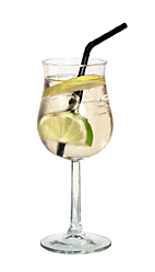 Spritzer - The Spritzer drink is made from white wine and club soda, and served in a white wine glass.