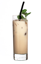Tarzan - The Tarzan drink is made from Sayang Liqueur, dark rum, creme de bananes and milk, and served in a highball glass.