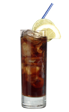 Teres - The Teres drink is made from white rum and vanilla cola, and served in a highball glass.
