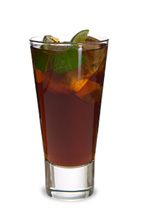Vanilla Coke - The Vanilla Coke drink is made from vanilla vodka, lime juice and cola, and served in a highball glass.