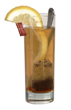 Whiskey Toddy - The Whiskey Toddy drink is made from your favorite whiskey, hot tea, lemon and sugar, and served in a highball glass.