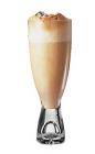 The Brown Elephant drink is made from Amarula, milk and Coca-Cola, and served in a parfait glass.