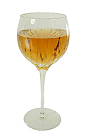 The Chicago drink is made from Brandy, Triple Sec, Angostura Bitters and Champagne, and served in a balloon wine glass.