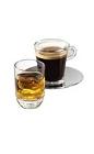 The Espresso Grande shot is made from Grand Marnier and Espresso, and served in a shot glass.