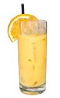 The Florida drink is made from Gin, Kirschwasser, Cointreau, fresh lemon juice and fresh orange juice, and served in a chilled highball glass.