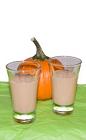 The Fultons Harvest shot is made from pumpkin pie cream liqueur, and served in a chilled shot glass.