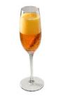 The Ichabods New Year drink is themed from Ichibod Crane of The Legend of Sleepy Hollow. Made from champagne and pumpkin spice liqueur, it is best served in a chilled champagne flute.