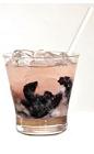 The Jaboticaba Caipirinha drink is made from Leblon Cachaca, jaboticaba and sugar, and served in an old-fashioned glass.
