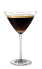 The Kahlua Espresso Martini cocktail is made from Kahlua coffee liqueur, vodka and espresso, and served in a chilled cocktail glass.