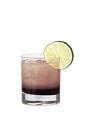 The Monza drink is made from Vodka, Crème de Cassis and grapefruit juice, and served in an old-fashioned glass.