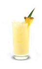 The Pineapple Cuervo drink is made from Jose Cuervo silver tequila and pineapple juice, and served in a chilled collins glass.