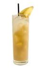 The Plantation Special drink is made from white rum, Cointreau and banana nectar, and served in a collins glass.