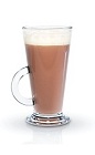 The Raspberry Chocolate drink is made from Finlandia Raspberry vodka and hot cocoa, and served in an Irish coffee glass.
