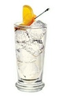 The St-Germain & Soda drink is made from St-Germain elderflower liqueur and club soda, and served in a highball glass.