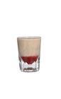 The Atomic Bomb shot is made from Sambucca and Baileys Irish Cream, and served in a shot glass.