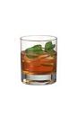 The Canada Drink is made from whiskey (Canadian), Cointreau and Angostura Bitters, and served in an old-fashioned glass.