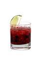 The Cranberry Fields drink is made from cranberry vodka, honey, cranberries and crushed ice, and served in an old-fashioned glass.