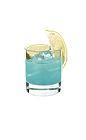 The Hpnotiq Chill drink is made from Hpnotiq and a squeeze of lemon, and served in an old-fashioned glass.