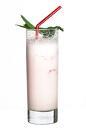 The Rose Red is made form vanill vodka, Tequila Rose and milk, and served in a highball glass.