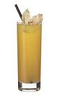 The Troja drink is made from whiskey, amaretto, Cointreau and orange juice, and served in a highball glass.
