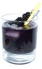 The Vodka Summer is made from vodka, blackberries and club soda, and served in an old-fashioned glass.